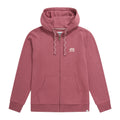 Burgundy - Front - Animal Womens-Ladies Maya Organic Full Zip Hoodie