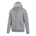 Grey - Lifestyle - Mountain Warehouse Mens Dalton Borg Lined Full Zip Hoodie