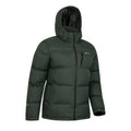 Dark Khaki - Side - Mountain Warehouse Mens Frost II Extreme Down Jacket