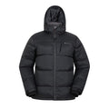 Jet Black - Front - Mountain Warehouse Mens Frost II Extreme Down Jacket