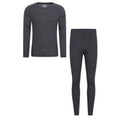 Charcoal - Front - Mountain Warehouse Mens Talus Thermal Base Layer Set