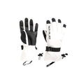 White - Side - Animal Womens-Ladies Flow Ski Gloves