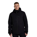 Jet Black - Front - Animal Mens Laxx Logo Ski Jacket