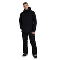 Jet Black - Side - Animal Mens Laxx Logo Ski Jacket