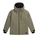 Khaki Green - Front - Animal Mens Laxx Logo Ski Jacket