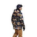 Blue-Beige - Back - Animal Mens Trail Ski Jacket