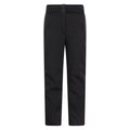 Black - Front - Mountain Warehouse Childrens-Kids Swiss Softshell Ski Trousers