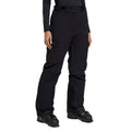 Jet Black - Side - Animal Womens-Ladies Glaze Ski Trousers