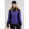 Purple - Front - Mountain Warehouse Womens-Ladies Resort RECCO Padded Ski Jacket