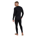 Black - Lifestyle - Animal Mens Off Piste Recycled Base Layer Top