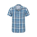 Dark Blue - Side - Mountain Warehouse Mens Holiday Cotton Shirt