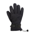 Jet Black - Front - Animal Childrens-Kids Toasty Ski Gloves