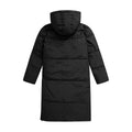 Black - Back - Animal Womens-Ladies Dawlish Recycled Longline Padded Jacket