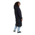 Black - Lifestyle - Animal Womens-Ladies Dawlish Recycled Longline Padded Jacket