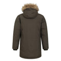 Dark Khaki - Back - Mountain Warehouse Mens Antarctic Extreme Waterproof Down Jacket