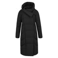 Black - Pack Shot - Mountain Warehouse Womens-Ladies Extreme Wrap Down Jacket