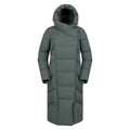 Dark Khaki - Front - Mountain Warehouse Womens-Ladies Extreme Wrap Down Jacket