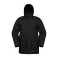 Black - Front - Mountain Warehouse Mens Ranger Padded Parka