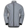 Silver - Front - Mountain Warehouse Mens Reflective Jacket