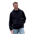 Black - Side - Animal Mens Louis Fleece Hoodie