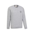 Light Grey - Side - Mountain Warehouse Mens Compass Crew Neck Sweatshirt