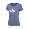 Blue - Lifestyle - Mountain Warehouse Womens-Ladies Sailboat Organic T-Shirt
