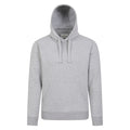 Light Grey - Front - Mountain Warehouse Mens Dorset Plain Hoodie