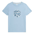 Pale Blue - Front - Animal Womens-Ladies Carina Hexagon Organic Logo T-Shirt