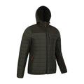 Khaki Green - Side - Mountain Warehouse Mens Turbine II Padded Soft Shell Jacket