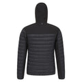 Black - Back - Mountain Warehouse Mens Turbine II Padded Soft Shell Jacket