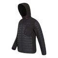 Black - Side - Mountain Warehouse Mens Turbine II Padded Soft Shell Jacket