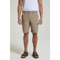 Dark Beige - Front - Mountain Warehouse Mens Trek Cargo Shorts