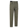 Khaki Green - Side - Mountain Warehouse Mens Jungle Trekking Trousers