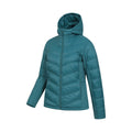 Teal - Lifestyle - Mountain Warehouse Womens-Ladies Turbine Padded Soft Shell Jacket