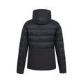 Jet Black - Back - Mountain Warehouse Womens-Ladies Turbine Padded Soft Shell Jacket