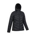 Jet Black - Side - Mountain Warehouse Womens-Ladies Turbine Padded Soft Shell Jacket