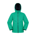 Green - Front - Mountain Warehouse Childrens-Kids Torrent Waterproof Jacket