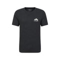 Charcoal - Front - Mountain Warehouse Mens Adventure Organic T-Shirt