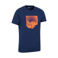 Navy - Lifestyle - Mountain Warehouse Mens Sunrise Organic T-Shirt