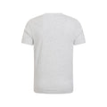 Light Grey - Back - Mountain Warehouse Mens Bike Organic Cotton T-Shirt