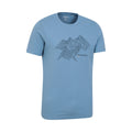 Blue - Lifestyle - Mountain Warehouse Mens Tonal Organic T-Shirt