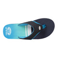 Blue - Back - Animal Mens Jekyl Colour Block Recycled Flip Flops