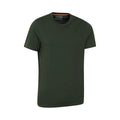 Khaki Green - Side - Mountain Warehouse Mens Flint Crew Neck T-Shirt