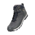 Navy - Front - Mountain Warehouse Mens Pilgrim Leather Waterproof Boots