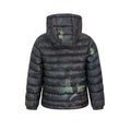 Jet Black - Back - Mountain Warehouse Childrens-Kids Seasons Patterned Padded Jacket