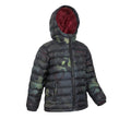 Jet Black - Lifestyle - Mountain Warehouse Childrens-Kids Seasons Patterned Padded Jacket