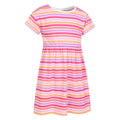 Coral - Lifestyle - Mountain Warehouse Girls Essentials Lora Striped Casual Dress