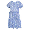 Blue - Lifestyle - Mountain Warehouse Childrens-Kids Essentials Lora Floral Casual Dress