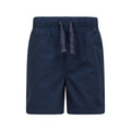 Navy - Front - Mountain Warehouse Childrens-Kids Waterfall Organic Shorts