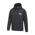 Charcoal - Side - Mountain Warehouse Mens Adventure Mountain Drawstring Hoodie